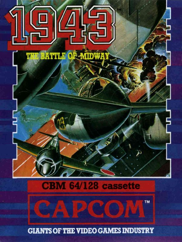 1943: The Battle of Midway box art for Commodore 64